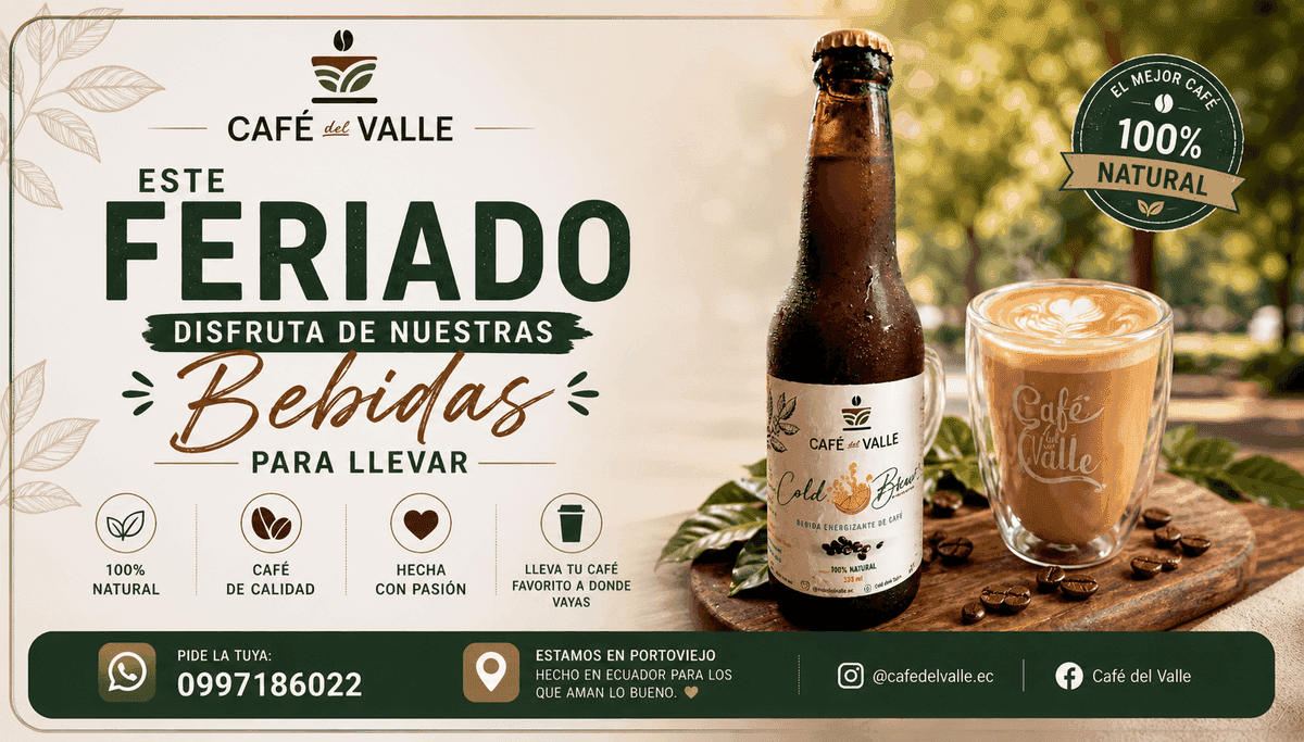 Café del Valle presenta su cold brew