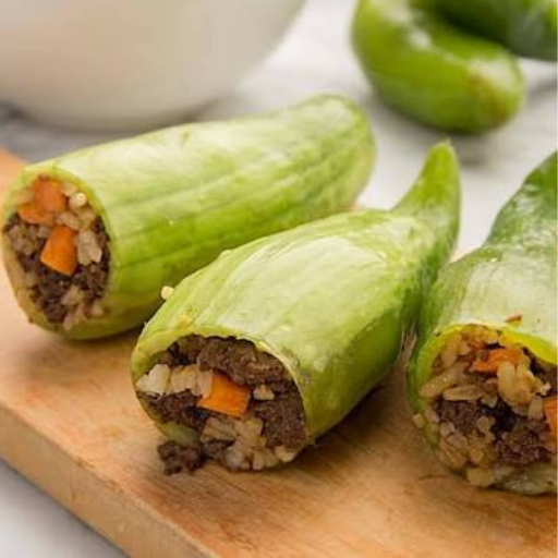 Achochas rellenas de carne
